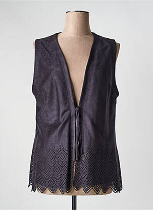 Gilet sans manche doublure noir JUMFIL femme
