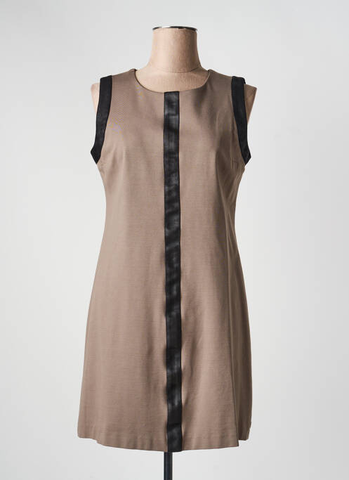 Robe mi-longue sans manche sans manche gris JUMFIL femme