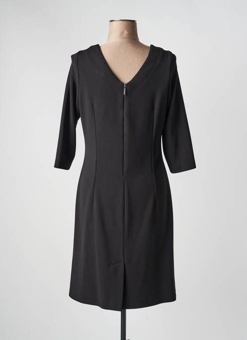 Robe mi-longue manches 3/4 manches 3/4 noir JUMFIL femme