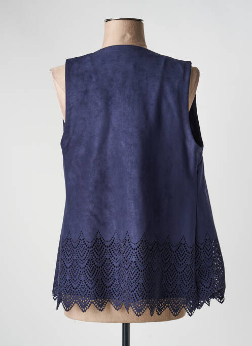 Gilet sans manche doublure bleu JUMFIL femme
