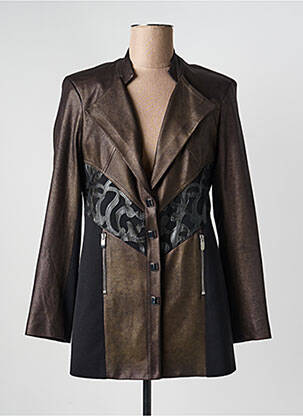 Veste casual finition intérieure doublée noir JUMFIL femme