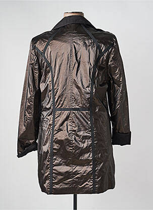 Imperméable manches longues a capuche noir JUMFIL femme