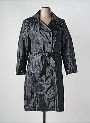 Imperméable manches longues sans capuche noir JUMFIL femme