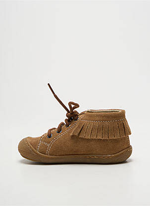Bottillons semelle amovible bout rond marron NATURINO enfant
