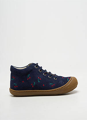 Bottillons semelle amovible bout rond bleu NATURINO fille