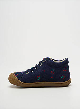 Bottillons semelle amovible bout rond bleu NATURINO fille