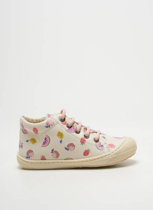 Bottillons semelle amovible bout rond beige NATURINO fille