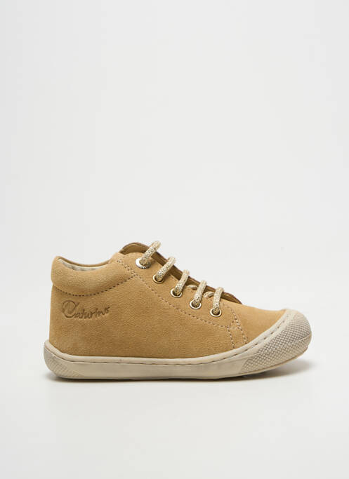 Bottillons semelle amovible bout rond beige NATURINO garcon