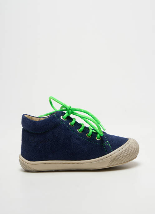 Bottillons semelle amovible bout rond bleu NATURINO garcon