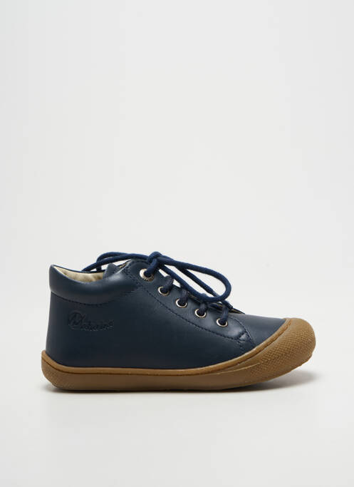 Bottillons semelle amovible bout rond bleu NATURINO garcon