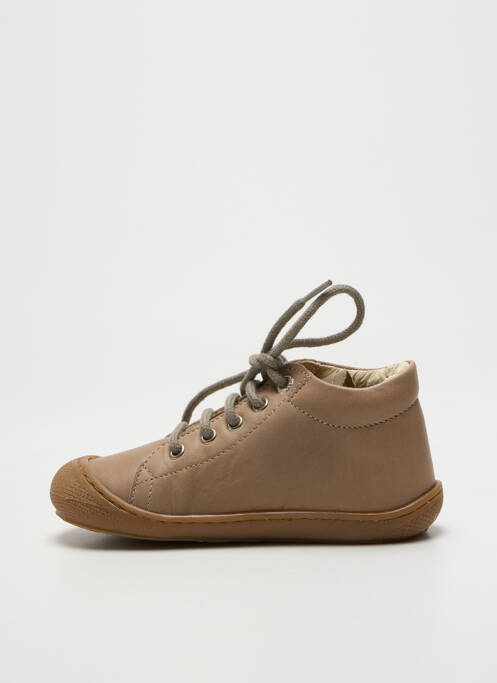 Bottillons semelle amovible bout rond beige NATURINO garcon
