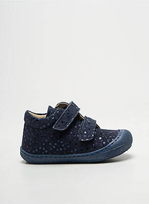 Bottillons semelle amovible bout rond bleu NATURINO fille