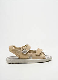 Sandales/nu pieds tissage satiné bout ouvert or NATURINO fille