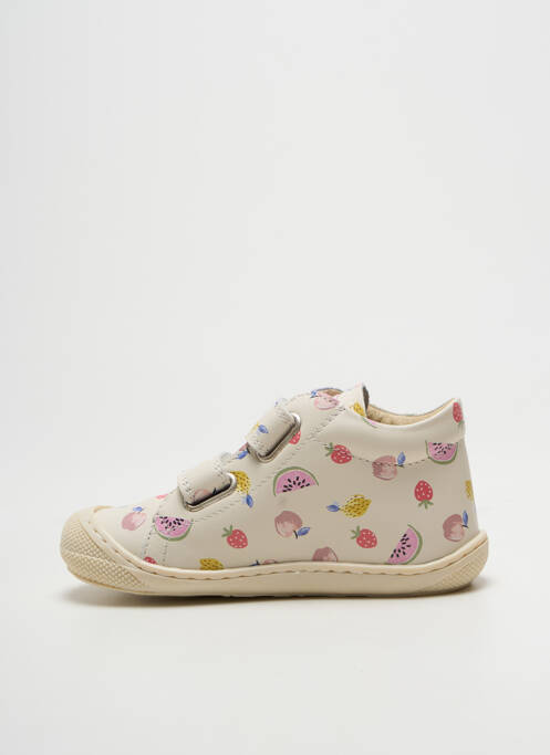 Bottillons semelle amovible bout rond beige NATURINO fille