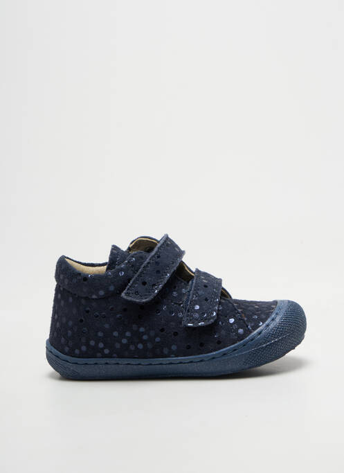 Bottillons semelle amovible bout rond bleu NATURINO fille