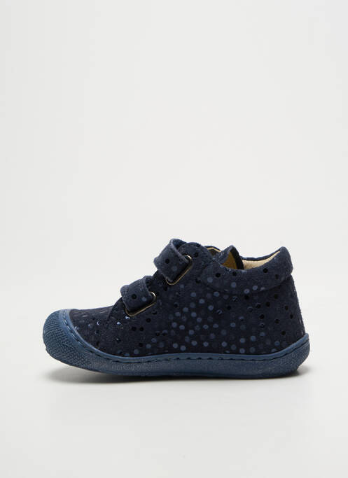 Bottillons semelle amovible bout rond bleu NATURINO fille