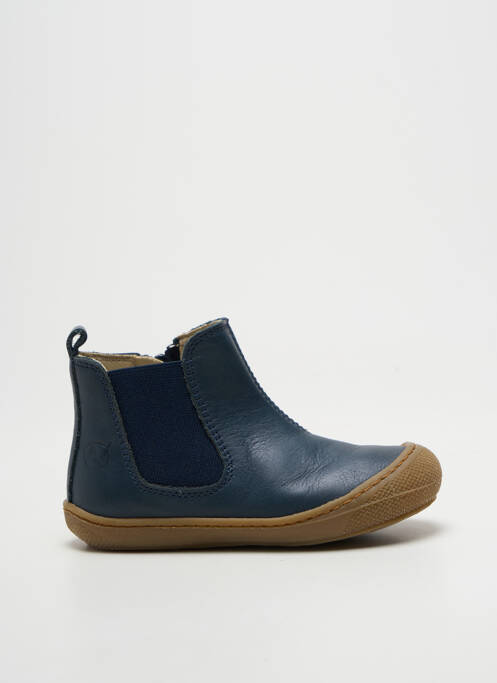 Bottines/boots fermeture zippée bout rond bleu NATURINO garcon