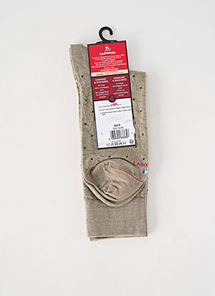 Chaussettes stretch beige LABONAL femme