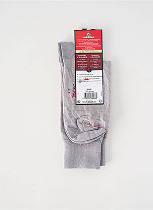 Chaussettes coutures renforcées gris LABONAL femme