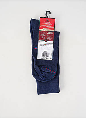 Chaussettes coutures renforcées bleu LABONAL femme