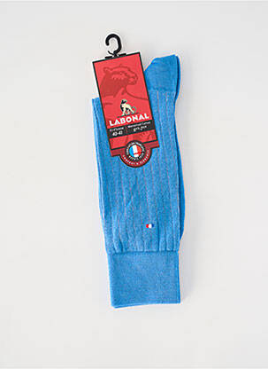Chaussettes stretch bleu LABONAL homme