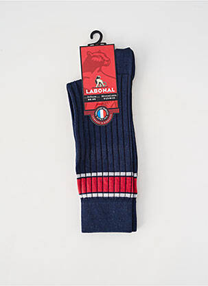 Chaussettes stretch bleu LABONAL homme