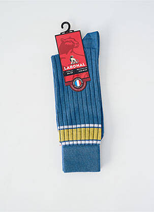 Chaussettes stretch bleu LABONAL homme