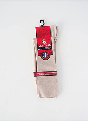 Chaussettes stretch beige LABONAL homme