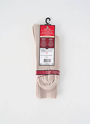 Chaussettes stretch beige LABONAL homme