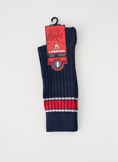 Chaussettes stretch bleu LABONAL homme