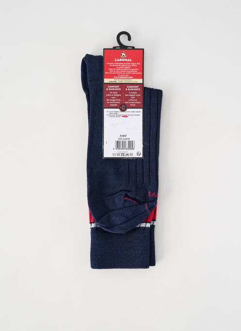 Chaussettes stretch bleu LABONAL homme