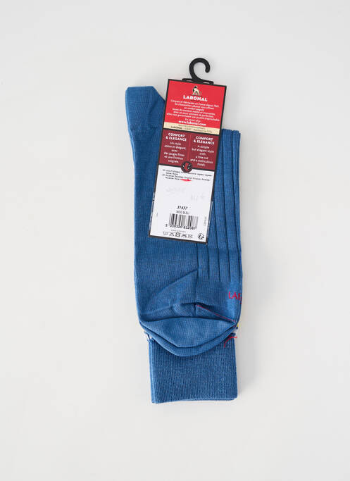 Chaussettes stretch bleu LABONAL homme