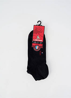 Chaussettes maille fine noir LABONAL homme