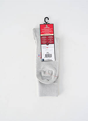 Chaussettes stretch gris LABONAL homme