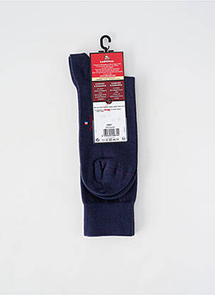 Chaussettes coutures renforcées bleu LABONAL homme
