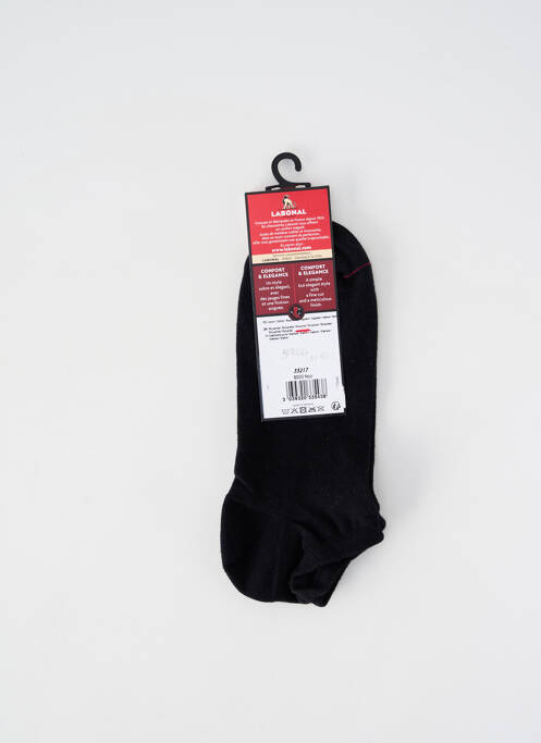 Chaussettes maille fine noir LABONAL homme