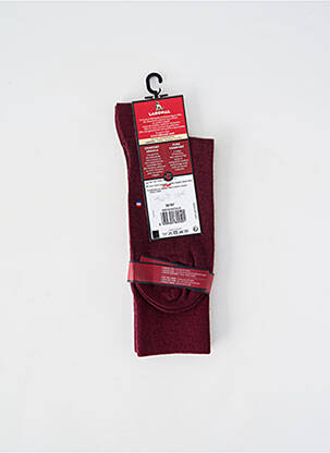Chaussettes stretch rouge LABONAL homme