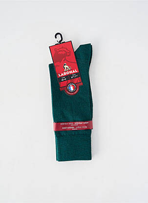 Chaussettes stretch vert LABONAL homme