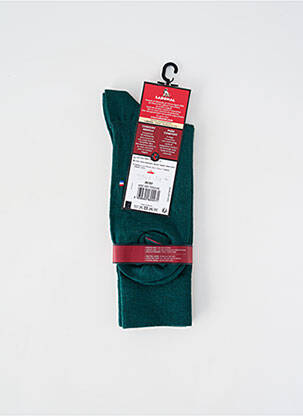 Chaussettes stretch vert LABONAL homme