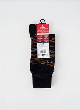 Chaussettes imprimé fantaisie noir LABONAL homme