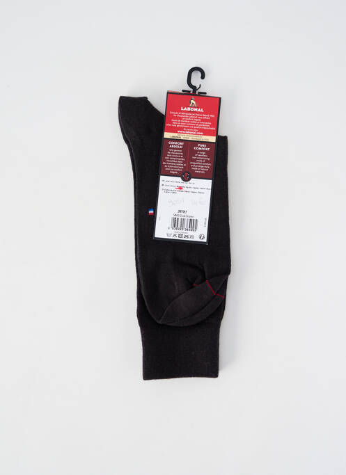 Chaussettes stretch marron LABONAL homme