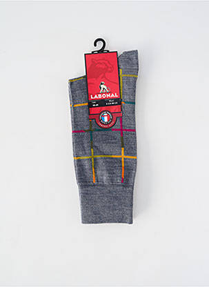 Chaussettes stretch gris LABONAL homme