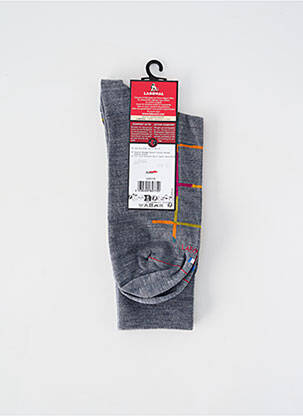 Chaussettes stretch gris LABONAL homme