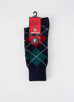Chaussettes stretch bleu LABONAL homme