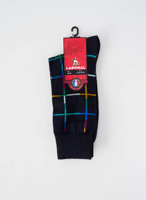 Chaussettes stretch bleu LABONAL homme