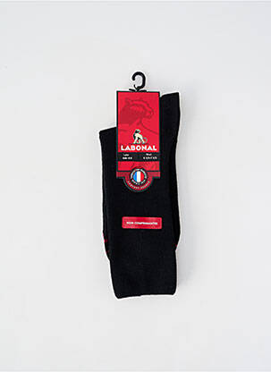 Chaussettes maille fine noir LABONAL homme
