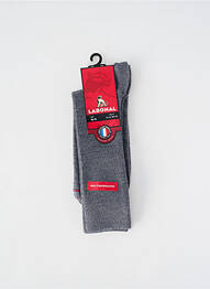 Chaussettes stretch gris LABONAL homme