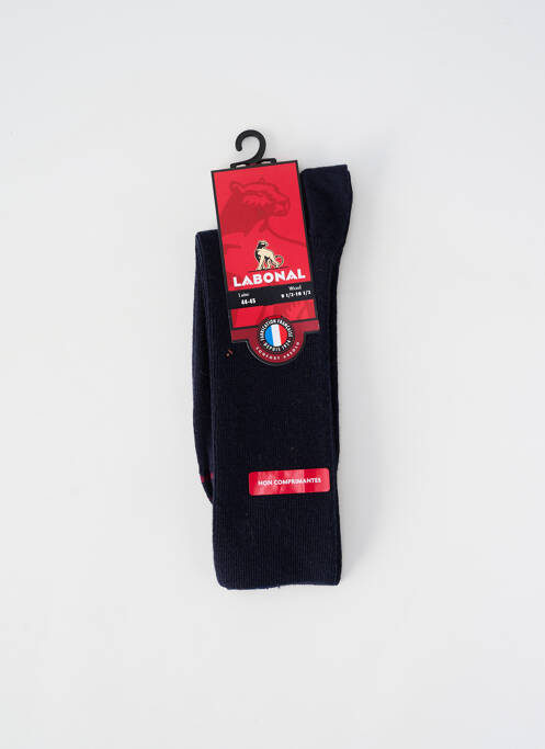 Chaussettes stretch bleu LABONAL homme