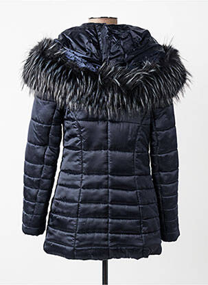 Doudoune manches longues a capuche bleu JUMFIL femme