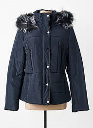 Doudoune poches a capuche bleu JUMFIL femme